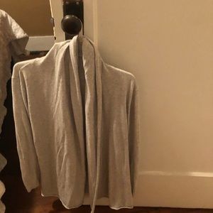 Gray cardigan